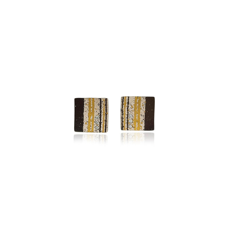 "Stripes" Stud Earrings