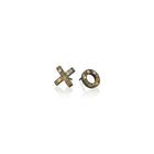 x & O stud earrings