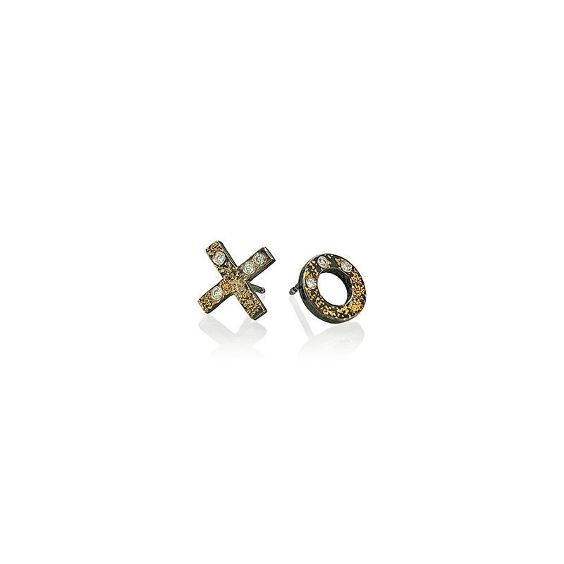 "X & O" Stud Earrings