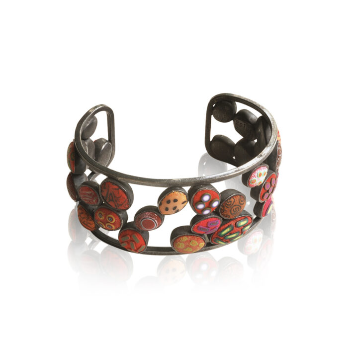 Red Pebble Cuff