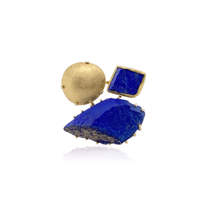 Lapis brooch