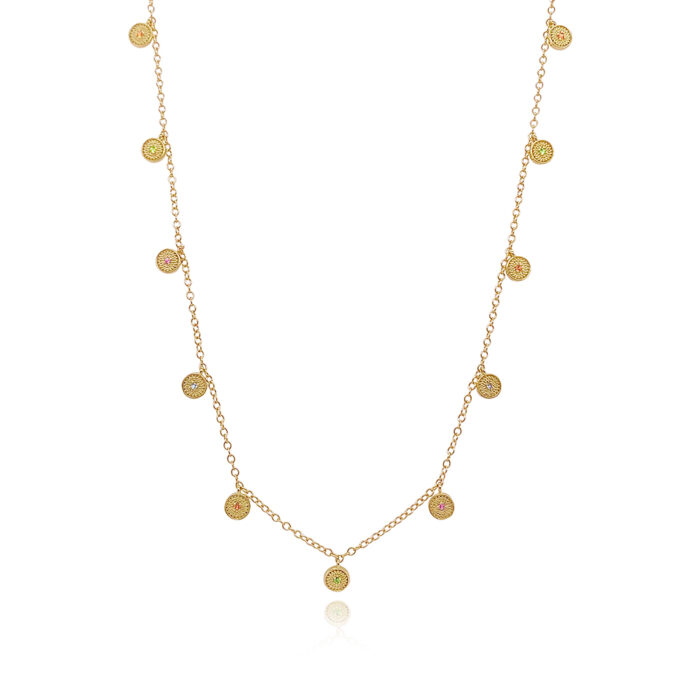 11 disc LaPlage necklace