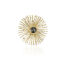 "Black Lichen" brooch