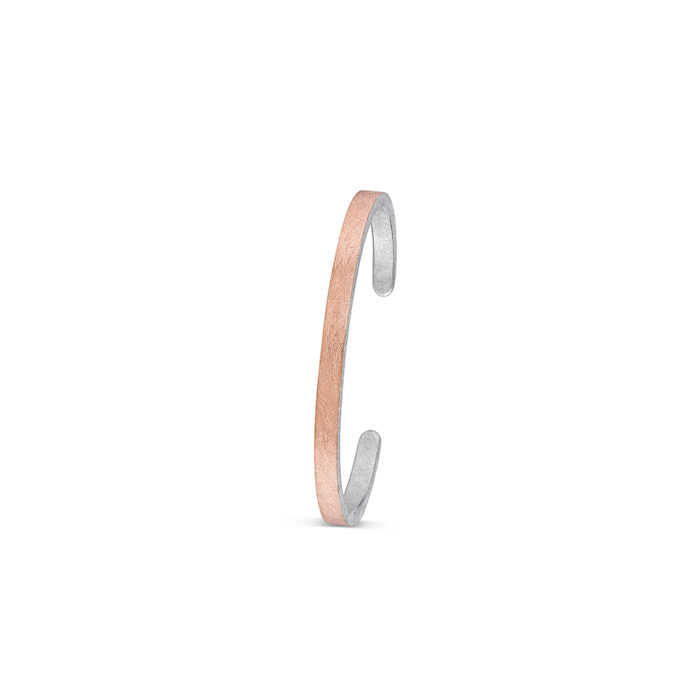 rose gold and sterling silve bracelet