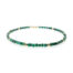Hexagonal Emerald bead necklace