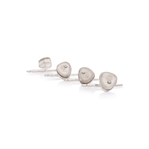 Antler Tuxedo studs with diamonds
