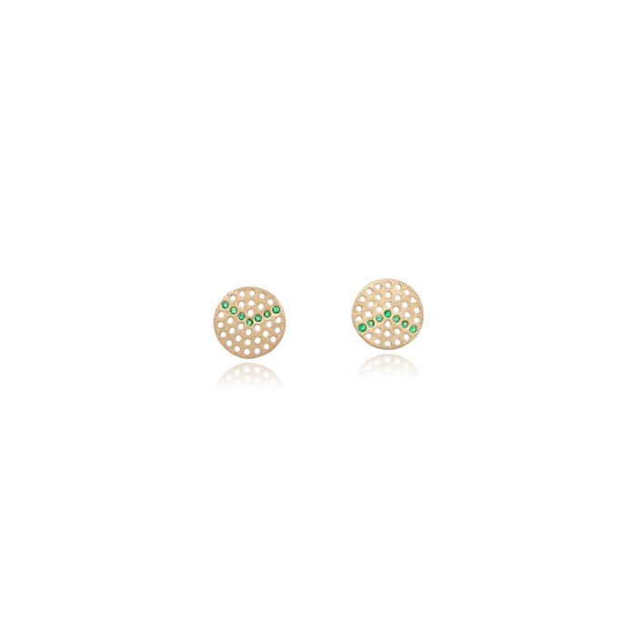 Emerald Prelude earrings