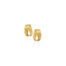 Tiny mobius strip earrings