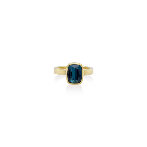 indicolite tourmaline ring