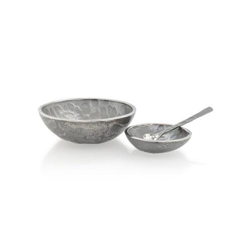 salt bowl and spoon