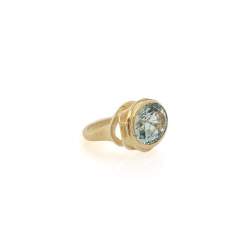 large aquamarine ring