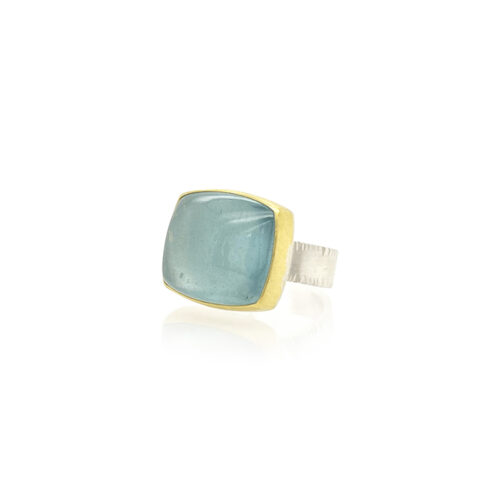 large aquamarine ring