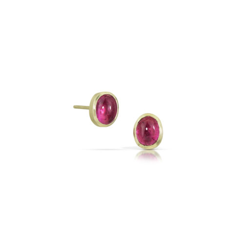 rubellite earrings