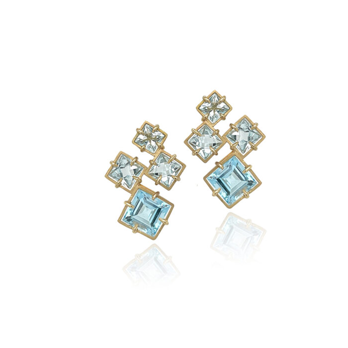 blue topaz earrings