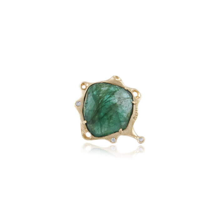 emerald slice ring