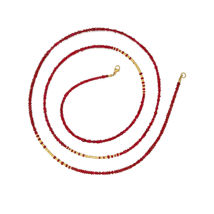 ruby rondell necklace