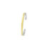 18k yellow cuff with oxidized sterling silver