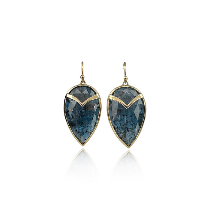 owl Kyanite Earrings