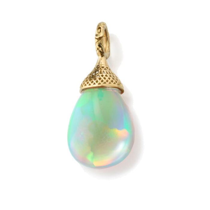 ethiopian opal pendant