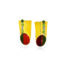 watermelon tourmaline clip earrings