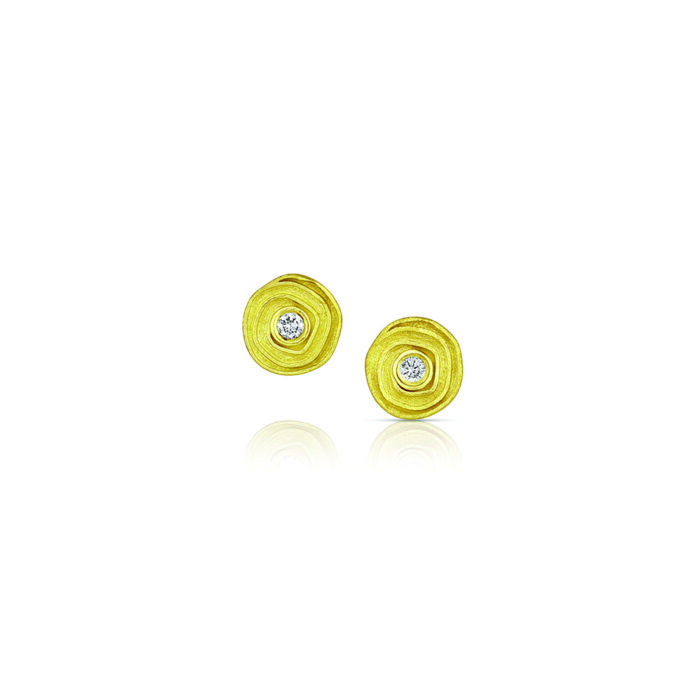 spiral "maze" earrings