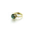 rose cut labradorite ring