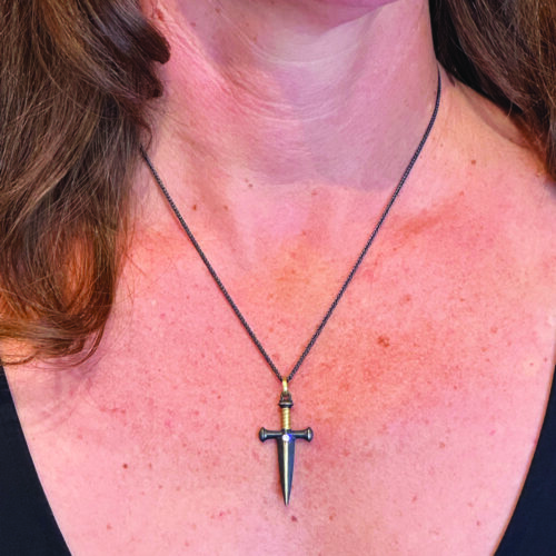 ALIdaggercrosspendant