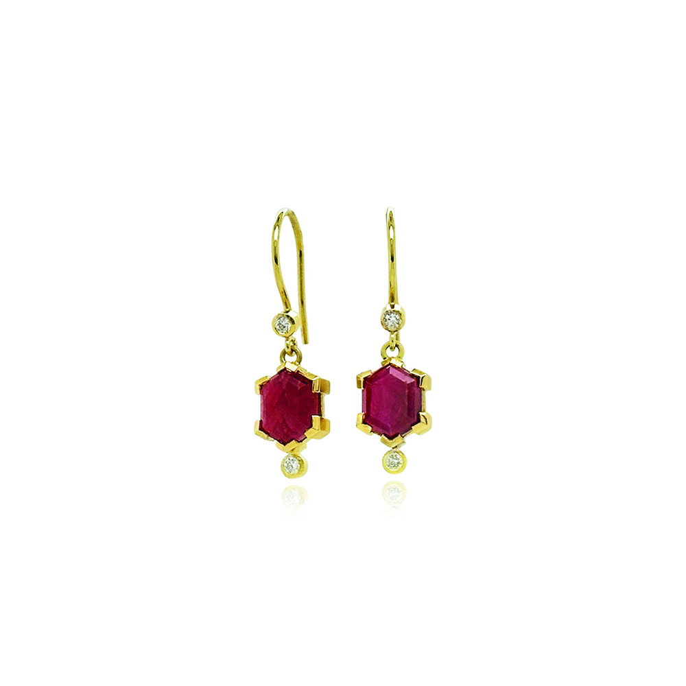 Peter + June Rubell Layered Earring