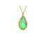 tear drop-shaped Ethiopian pendant