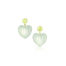 Wish earrings with quartz grounds and diamonds