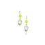 Temple earrings with quartz drops in 18k Fairmined green gold