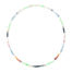 Mixed opal rondelle necklace with 14k green gold J-hook clasp