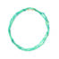 White water Turquoise nugget necklace with 14k green gold clasp
