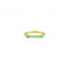 Corazon stacking ring with mint tourmaline in 18k Fairmined green gold