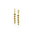 hinged lever-back earrings with chocolate diamond beads