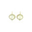 Cabochon moonstone "Jordan" earrings