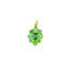 Blossom pendant with green tourmalines
