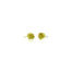 Hand-carved 18k yellow gold skull stud earrings. Skulls are 1/4" in diameter (6mm).