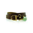 wrap bracelet with Tahitian pearl, gold buckle and floral components