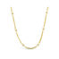 "Whisper Chain" silver diamond necklace with approximately 1.95 cttw. Beads are 4mm on 24" long, double 18K gold chains.