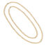 Eden chain necklace in 18k yellow gold with interlocking links. Chain is 18" long with a lobster clasp.