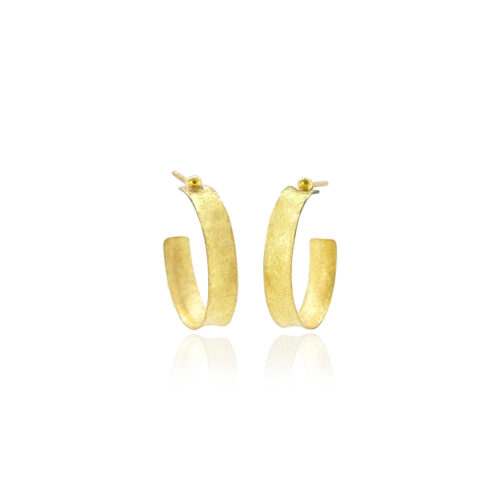 large narrow concave hoops