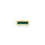 East/West rectangular blue tourmaline, 1.86 cts, set in 22k and 18k yellow gold. Ring is a size 6.75.