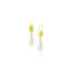 leaf and pearl earrings