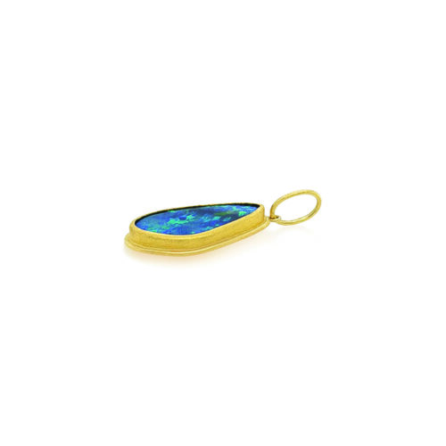 large boulder opal pendant