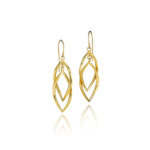 nested marquise earrings