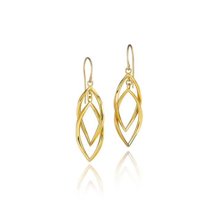 nested marquise earrings