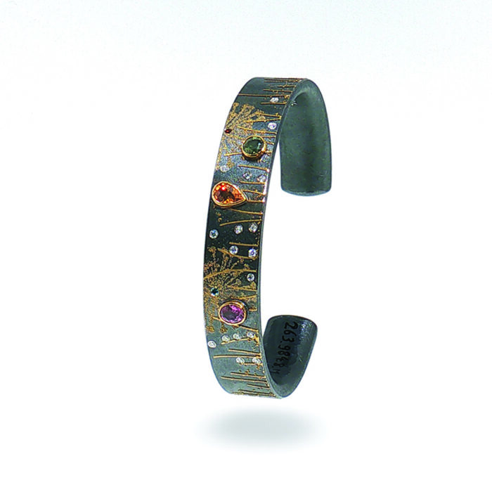 Narrow dandelion cuff