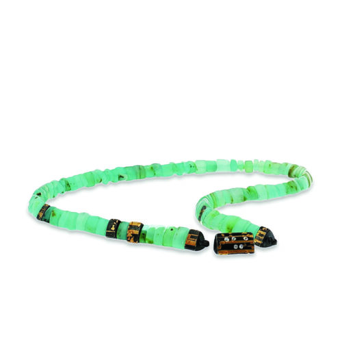 peruvian opal necklace with vario clasp