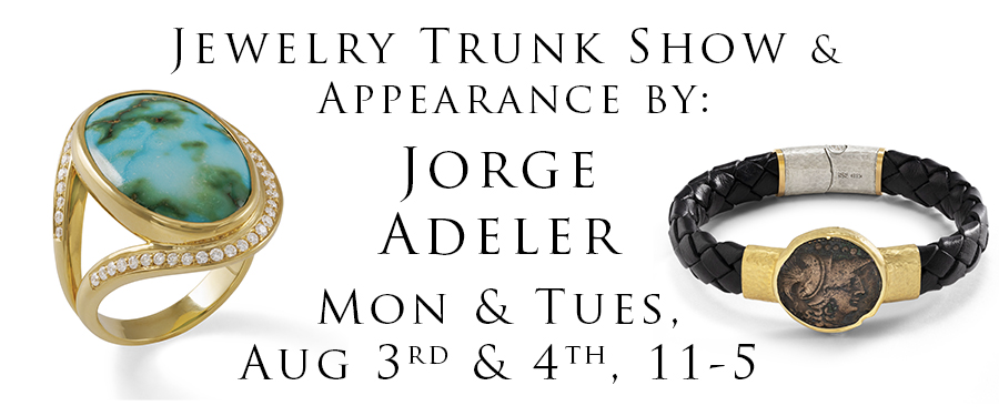 Jorge Adeler Trunk show announcement